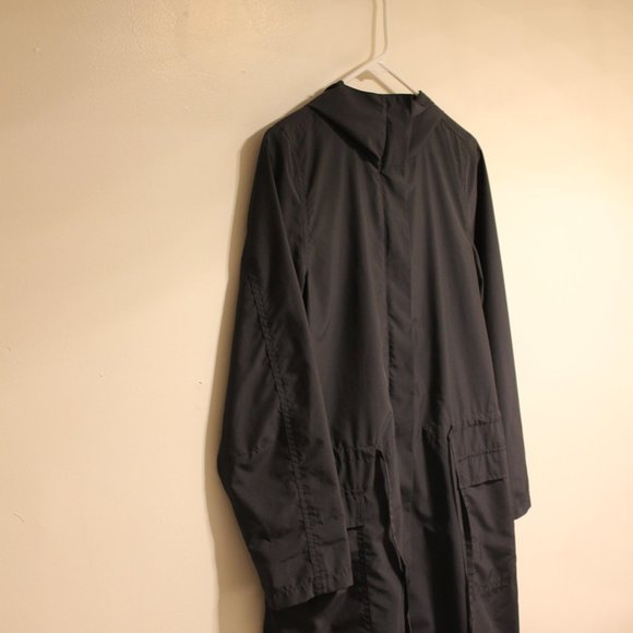 Eileen Fisher Dark Blue Rain Jacket XS - Picture 2 of 4